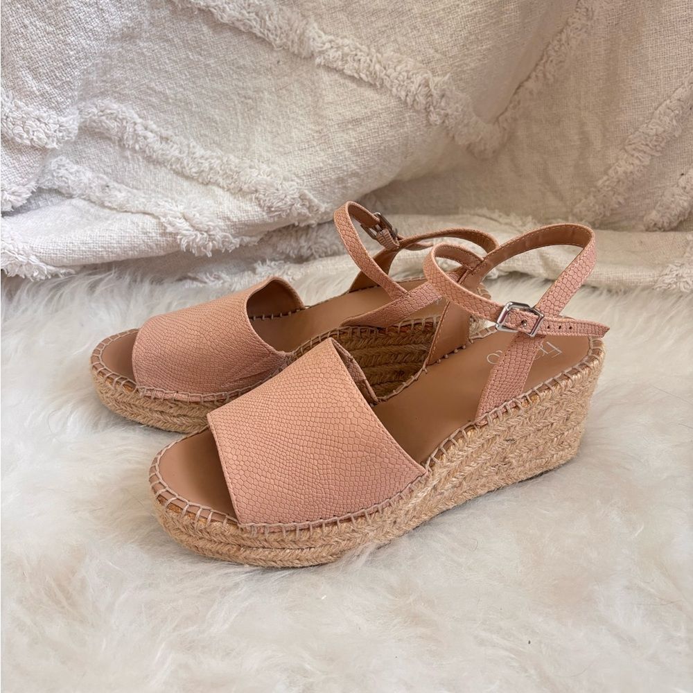 Franco Sarto Blush Espadrille Sandals